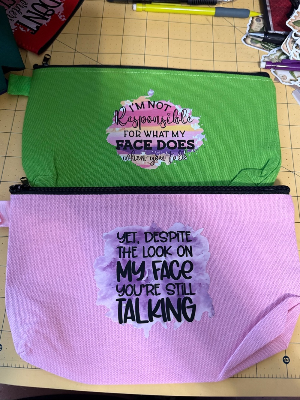 Hot off the press! Set of 2 make-up bags, NWOT